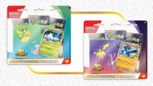 Colección con pegatinas especiales (Tech Sticker) Celebración 30.º Aniversario Pokémon TCG - Español Colección con pegatinas especiales Celebración 30.º Aniversario Pokémon en español, modelos Exeggutor de Alola y Lucario