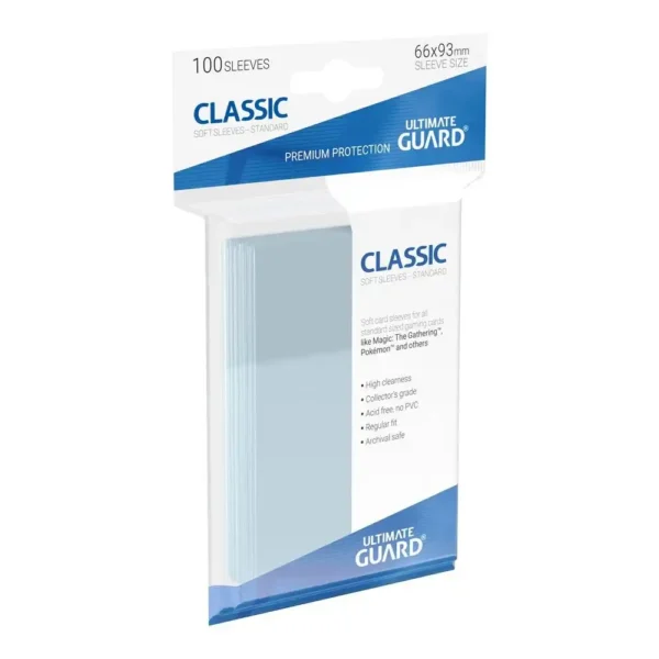 FUNDAS CLASSIC TRANSPARENTE TAMAÑO STANDARD 100 UD