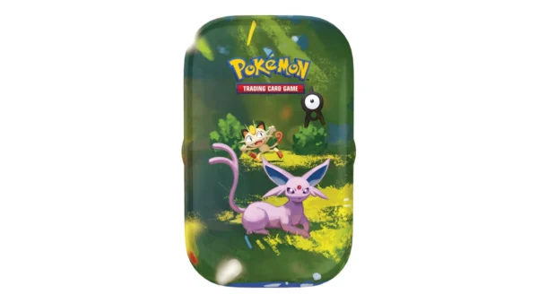 Mini lata 30.º aniversario Pokémon - Inglés - Espeon de día Mini lata individual Celebración 30.º Aniversario Pokémon TCG en inglés, diseño Espeon de día