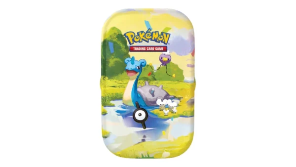 Mini lata 30.º aniversario Pokémon - Inglés - Lapras de día Mini lata individual Celebración 30.º Aniversario Pokémon TCG en inglés, diseño Lapras de día