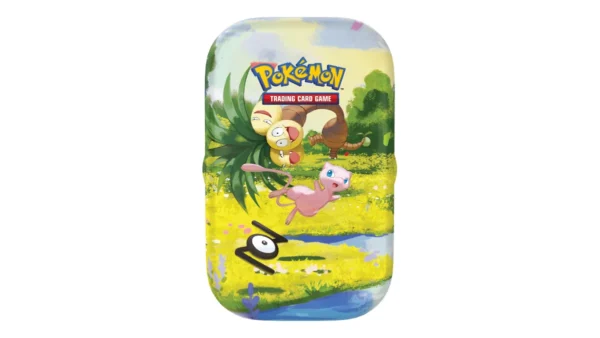 Mini lata 30.º aniversario Pokémon - Inglés - Mew de día Mini lata individual Celebración 30.º Aniversario Pokémon TCG en inglés, diseño Mew de día