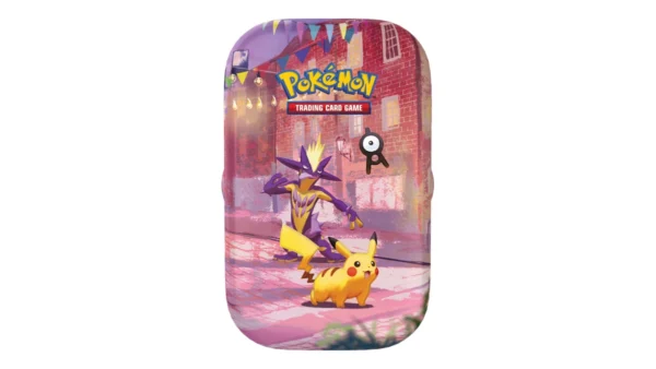Mini lata 30.º aniversario Pokémon - Inglés - Pikachu de noche Mini lata individual Celebración 30.º Aniversario Pokémon TCG en inglés, diseño Pikachu de noche
