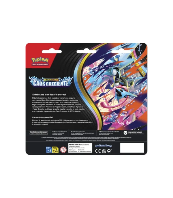 Blister Pokemon Caos Creciente - Español