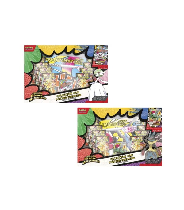 Caja Colección con Poster Premium Héroes Ascendentes - Español