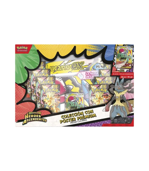 Caja Colección con Poster Premium Héroes Ascendentes - Español